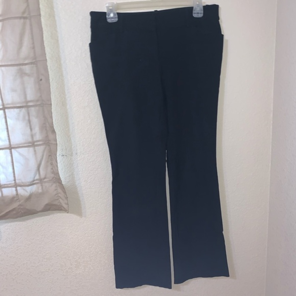 Black bootcut small flare dress pants women 31 L Office Work Slacks Bootcut 7700